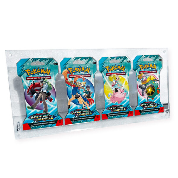 Acrylic protection - 4-slots art set booster form