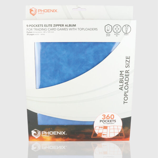 Zip Album Elite Toploader - Blue - 360 pockets - Image 9