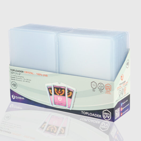 Toploader - Crystal 100% UV - Box of 50 units 