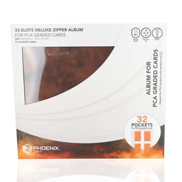 Zip Album - Brown - 32 PCA cards  - Image 3