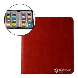 Zip Album  - Red - 32 PCA cards 