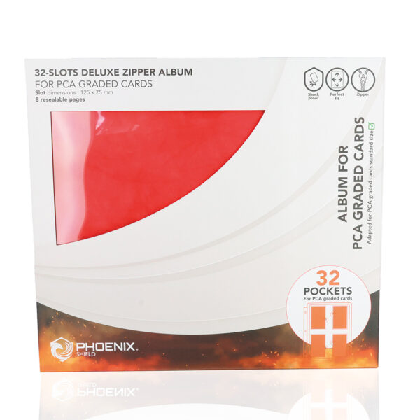 Zip Album  - Red - 32 PCA cards  - Image 3