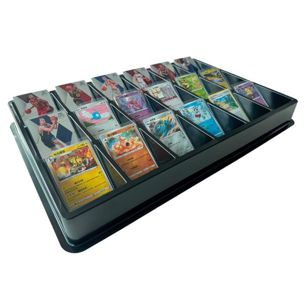 Dispenser 18 compartements for cards and toploaders