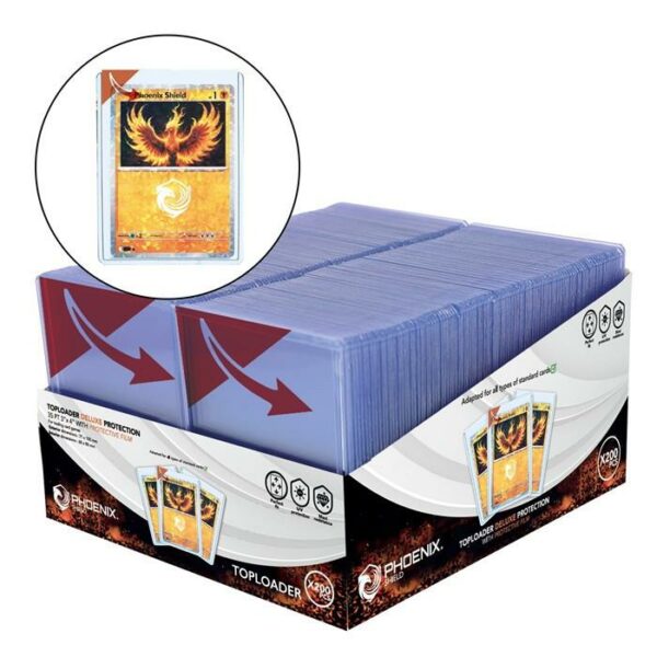 Toploader - Deluxe w/ protective film - Box of 200 units - Image 2