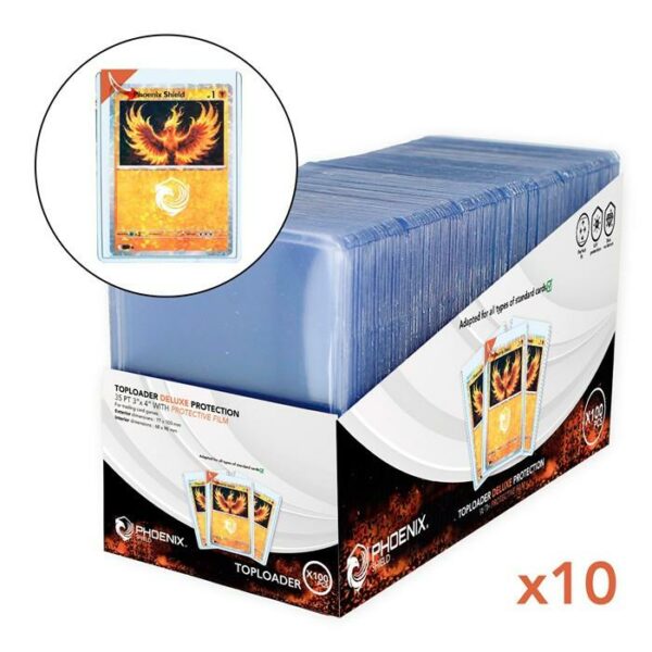 Toploader - Deluxe w/ protective film - Box of 100 units - Image 2