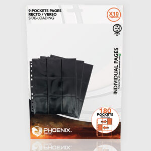 Individual pages - 9 pockets / 11 holes