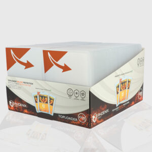Toploader - Deluxe w/ protective film - Box of 200 units