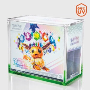 Protection acrylique verte – Elite Trainer Box – 99%+ UV