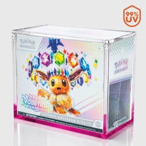Protection acrylique rose – Elite Trainer Box – 99%+ UV